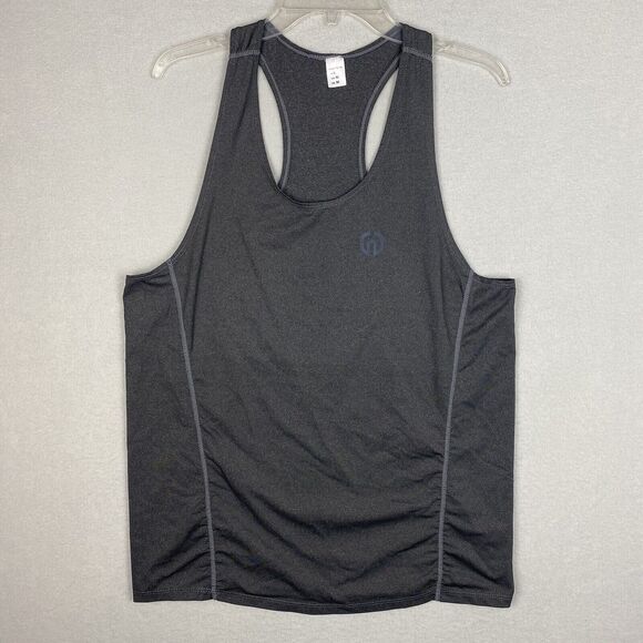 Neleus Tank Top Mens Medium Black Shirt Workout Exercise Running Weight Lifting - Picture 1 of 8